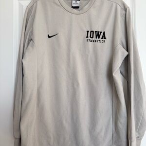 Nike Gray Iowa Gymnastics Sweatshirt